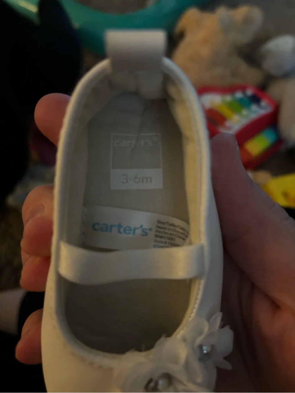 Carters 3-6 months girls dress shoes